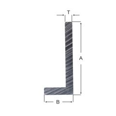Aluminium Unequal Angle Front
